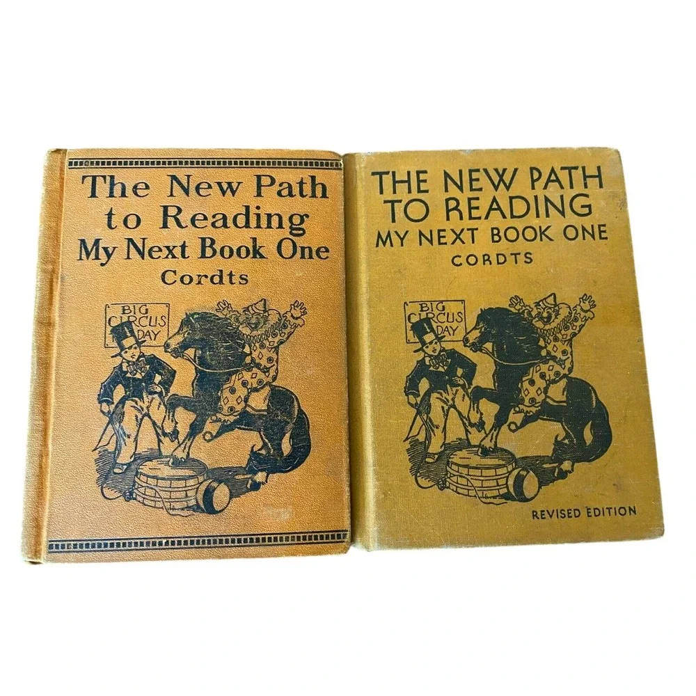 Lot of 2 The New Path to Reading My Next Book One‎ by Anna D. Cordts 1931 & 1936